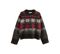 Next Pullover crema / cioccolato / verde / rosso / bianco Donna Next S