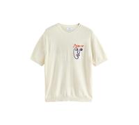 Next Pullover 'Picasso' blu scuro / rosso / bianco lana Uomo Next M