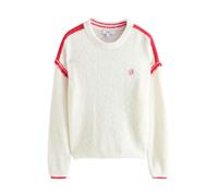 Next Pullover rosso sangue / bianco lana Donna Next 6XL-7XL