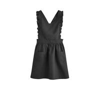 Next Ragazza Abito Scamiciato per la Scuola con Volant Grigio 8 Anni