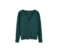 NEXT Ragazza Cardigan con Scollo a V per la Scuola in Misto Cotone Verde 16 Anni