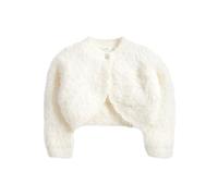 NEXT Ragazza Cardigan soffice | Bambino, rifinito con un bottone effetto pietra preziosa
