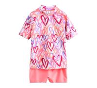 NEXT Ragazza Completo canotta da surf e shorts anti-UV Pink Heart 15 Anni