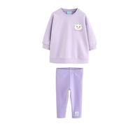 NEXT Ragazza Completo felpa e leggings Aristogatti Disney Viola lilla 3 Anni-4 Anni