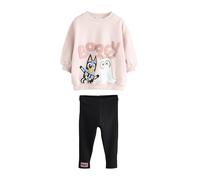 NEXT Ragazza Completo felpa e leggings Bluey Halloween Rosa 2 Anni