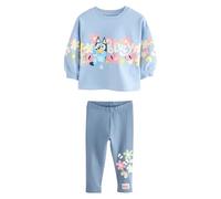 NEXT Ragazza Completo top e leggings con Bluey Blu 18 Mesi