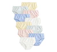 NEXT Ragazza Confezione da 10 Slip Yellow/White 5 Anni-6 Anni