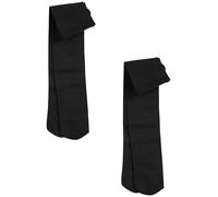 NEXT Ragazza Confezione da 2 collant per la scuola 80 denari, lunghezza regular Nero 11 Anni-12 Anni