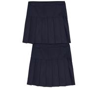 NEXT Ragazza Confezione da 2 gonne a Pieghe per la Scuola con Vita Regular | Bambino, Regular Waist, Mid Rise, Pull On, Lavabile in lavatrice