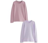 NEXT Ragazza Confezione da 2 maglie termiche a maniche lunghe | Bambino, Standard, Pull-On, Lavabile in lavatrice