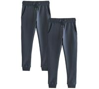 NEXT Ragazza Confezione da 2 Pantaloni da Jogging Skinny Blu Marino 8 Anni