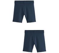 NEXT Ragazza Confezione da 2 Shorts Ciclista Elasticizzati in Misto Cotone più Lunghi Blu Marino 15 Anni