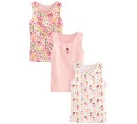 NEXT Ragazza Confezione da 3 Canotte con Fatine Rosa/Bianco 5 Anni-6 Anni