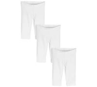 NEXT Ragazza Confezione da 3 Leggings al Polpaccio Bianco 4 Anni
