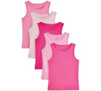 NEXT Ragazza Confezione da 5 Canotte Bright Pink 11 Anni-12 Anni