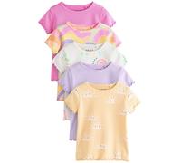 NEXT Ragazza Confezione da 5 T-Shirt Rainbow 3 Mesi-6 Mesi