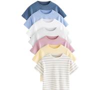 NEXT Ragazza Confezione da 7 Magliette Multi 4 Anni-5 Anni