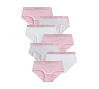 NEXT Ragazza Confezione da 7 Slip a Vita Bassa Pink/Grey 3 Anni-4 Anni