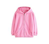 NEXT Ragazza Felpa con cappuccio e zip | Bambino, Standard, Lavabile in lavatrice