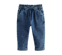 NEXT Ragazza Jeans con Coulisse in Vita Denim 18 Mesi-24 Mesi