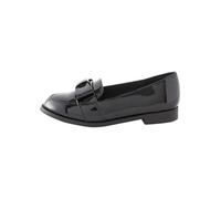 Next Ragazza Mocassini per la Scuola con Fiocco Black Patent