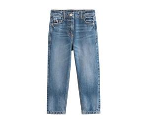 NEXT Ragazza Mom Jeans in 100% Cotone Denim Blu Medio 7 Anni