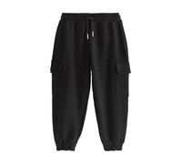 NEXT Ragazza Pantaloni da Jogging Cargo Nero 8 Anni