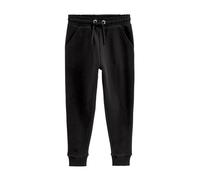 NEXT Ragazza Pantaloni da Jogging in Morbido Jersey - vestibilità Regular Nero 4 Anni