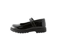 NEXT Ragazza Scarpe Mary Jane in Pelle con Suola Spessa per la Scuola - Pianta Larga (G) Black Patent