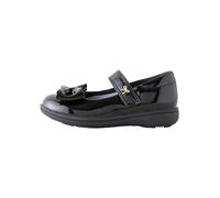 NEXT Ragazza Scarpe Mary Jane per la Scuola con Fiocco- Pianta Larga (G) Black Patent 33.5