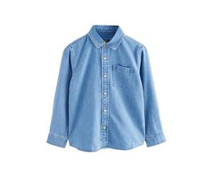 NEXT Ragazzo Camicia di Jeans a Maniche Lunghe Blu 13 Anni