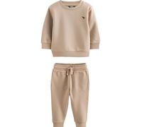 NEXT Ragazzo Completo con felpa e pantaloni da jogging con logo Pietra 6 Anni-7 Anni