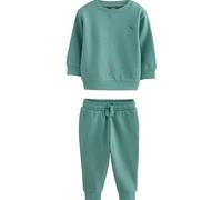 NEXT Ragazzo Completo con felpa e pantaloni da jogging con logo Verde 12 Mesi-18 Mesi