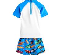 NEXT Ragazzo Completo Maglia da Surf e Shorts da Bagno Hot Wheels 2 Anni-3 Anni