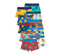 NEXT Ragazzo Confezione da 10 Boxer Aderenti Primary Animals 18 Mesi