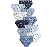 NEXT Ragazzo Confezione da 10 Slip Blue Transport 5 Anni-6 Anni