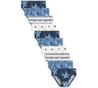 NEXT Confezione da 10 Slip Stelle e Strisce Blu 7 Anni