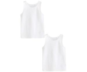 NEXT Ragazzo Confezione da 2 canotte termiche | Bambino, queste canotte sono realizzate in tessuto termico di misto cotone con una classificazione di 0