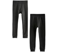 NEXT Ragazzo Confezione da 2 Leggings Termici Black/Charcoal 3 Anni-4 Anni