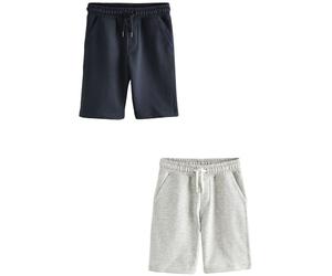 NEXT Ragazzo Confezione da 2 Shorts Basic in Jersey Navy And Grey 4 Anni