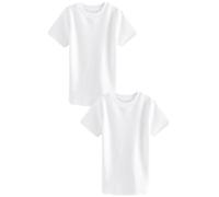 NEXT Ragazzo Confezione da 2 t-Shirt Termiche a Manica Corta Bianco 7 Anni-8 Anni