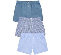 NEXT Ragazzo Confezione da 3 Boxer intessuti in 100% Cotone Blu 5 Anni-6 Anni