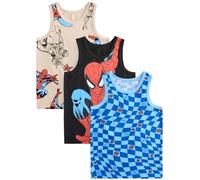 NEXT Ragazzo Confezione da 3 Canotte Spiderman Multi 3 Anni