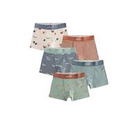 NEXT Ragazzo Confezione da 5 Boxer Aderenti Fantasia Mini Safari Print 5 Anni