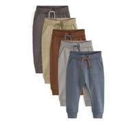 NEXT Ragazzo Confezione da 5 Pantaloni da Jogging Skinny Cachi/Grigio/Blu 9 Mesi