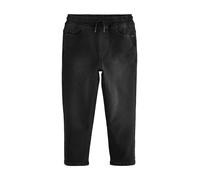 NEXT Ragazzo Jeans Ampi ed Elasticizzati con Elastico in Vita Nero 15 Anni