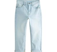 NEXT Ragazzo Jeans Elasticizzati - vestibilità Ampia Lavaggio con candeggina 3 Anni