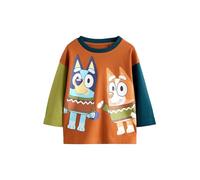 NEXT Ragazzo Maglia Bluey a Maniche Lunghe Marrone ruggine 12 Mesi-18 Mesi