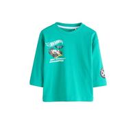 NEXT Ragazzo Maglietta a Maniche Lunghe Hot Wheels Verde 5 Anni