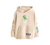 NEXT Ragazzo Minecraft - Felpa con Cappuccio Pietra 10 Anni